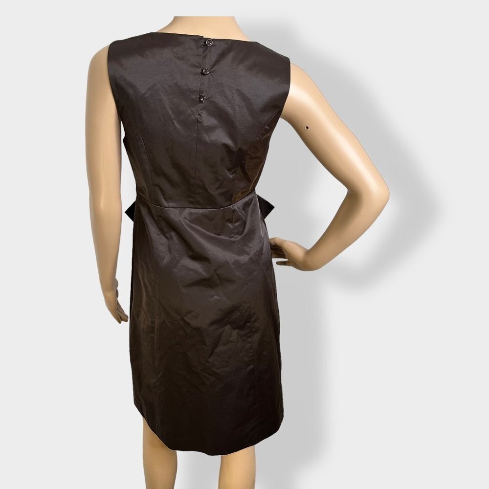 Orla Kiely‎ Brown Sleeveless Bow Dress - Picture 3 of 6